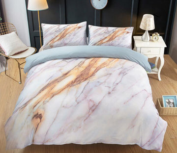 3D Marble Pattern 9006 Bed Pillowcases Quilt