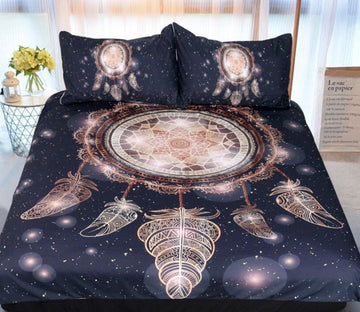 3D Dreamcatcher 1096 Bed Pillowcases Quilt