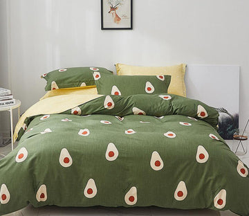 3D Avocado 77173 Bed Pillowcases Quilt