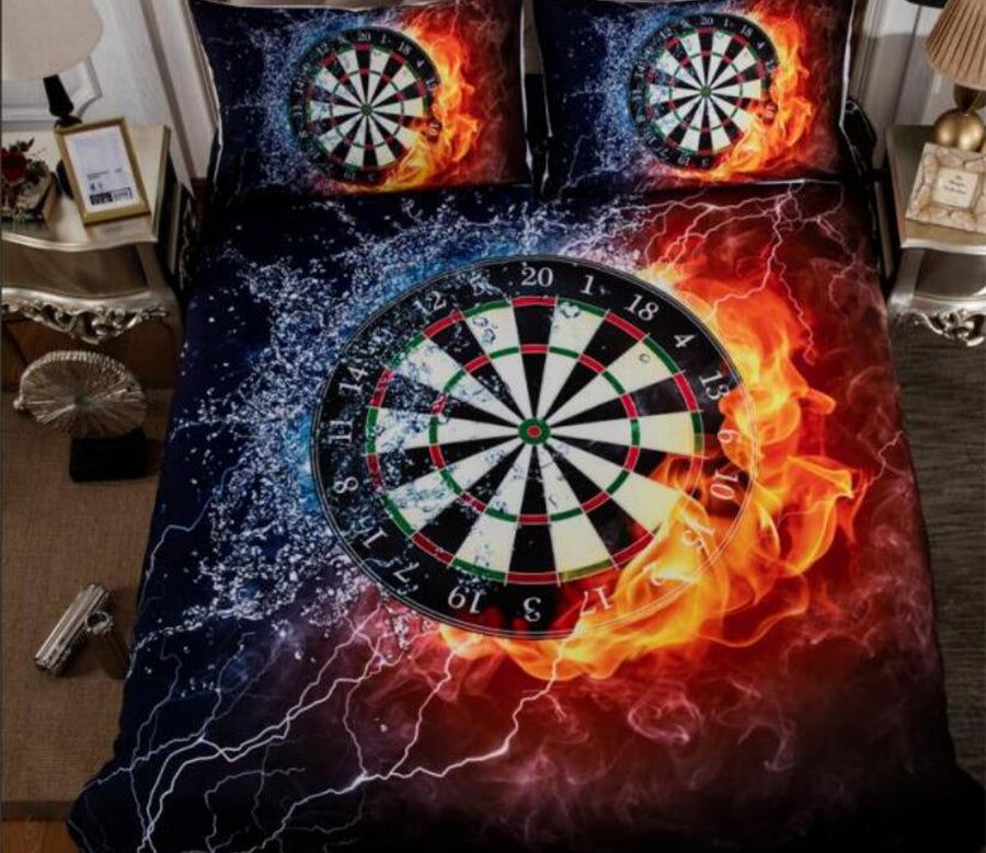 3D Dart board 1186 Bed Pillowcases Quilt