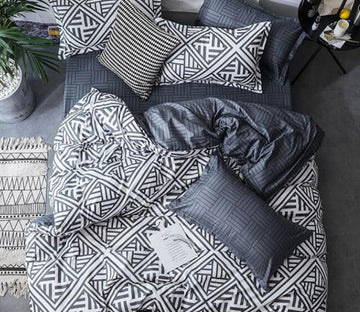 3D Stripe 8126 Bed Pillowcases Quilt