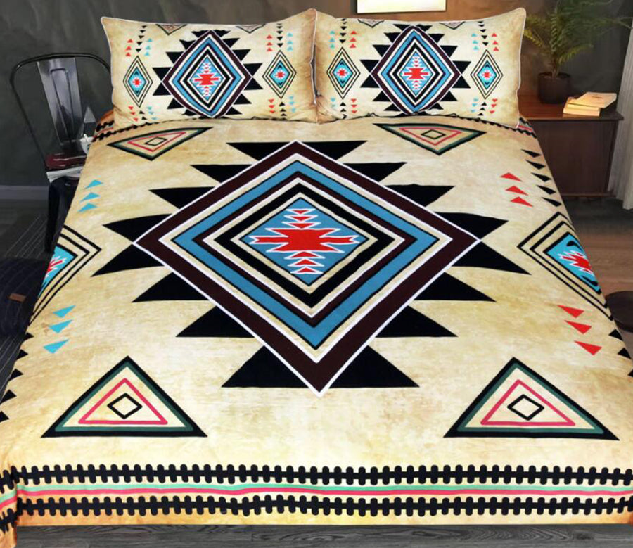 3D Traditional Geometri 9042 Bed Pillowcases Quilt