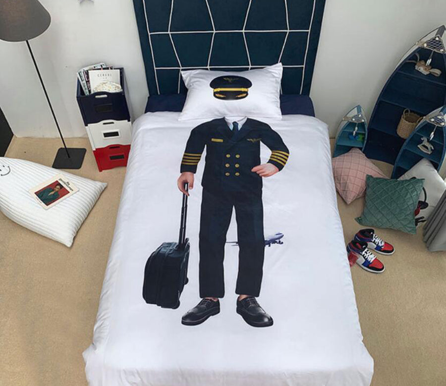 3D Captain Costume 1181 Bed Pillowcases Quilt