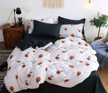 3D Small Strawberry 8106 Bed Pillowcases Quilt