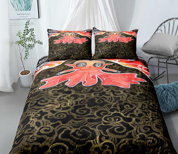 3D Red Girl 99165 Bed Pillowcases Quilt