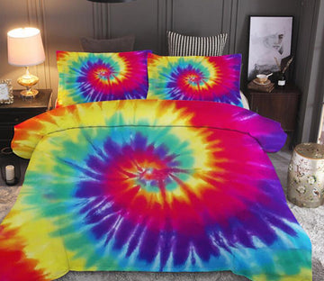3D Colorful Watercolor 66175 Bed Pillowcases Quilt