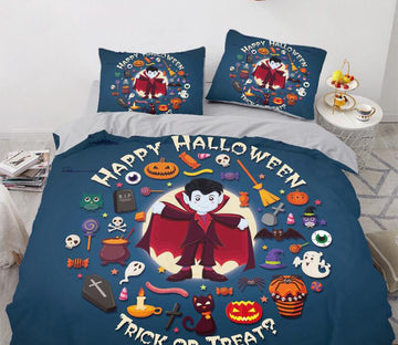3D Vampire 8030 Bed Pillowcases Quilt