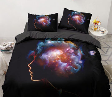 3D Starry Sky Profile 9088 Bed Pillowcases Quilt