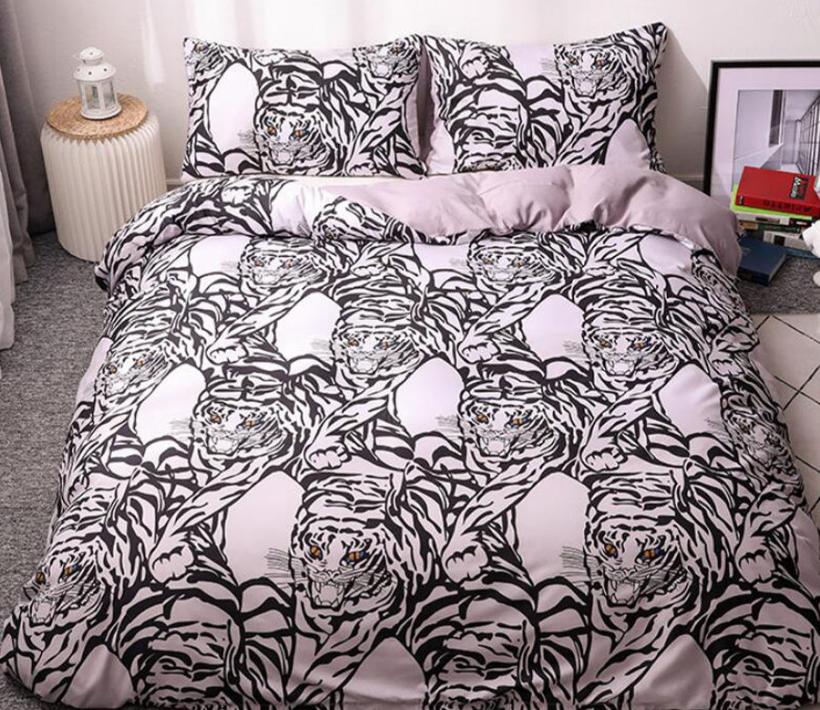 3D Tiger Momentum 9039 Bed Pillowcases Quilt