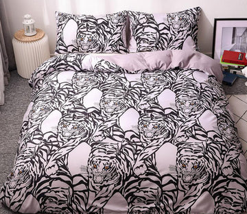 3D Tiger Momentum 9039 Bed Pillowcases Quilt