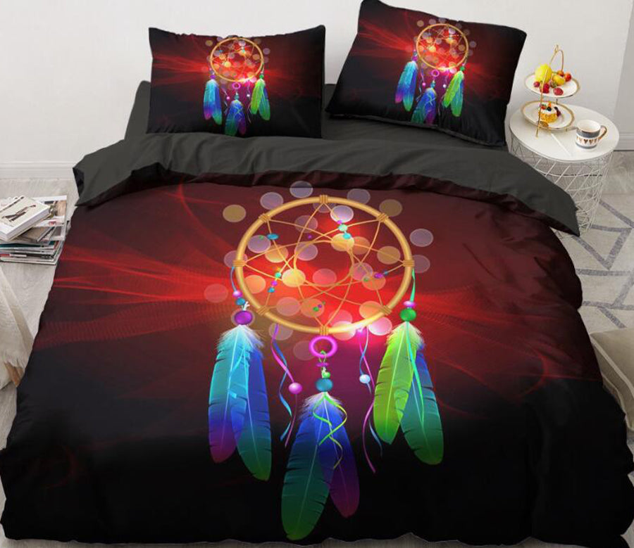 3D Dot Dream Catcher 88152 Bed Pillowcases Quilt