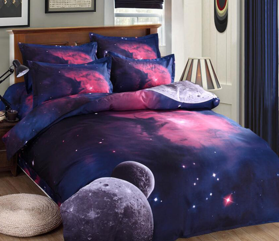 3D Planet 66192 Bed Pillowcases Quilt
