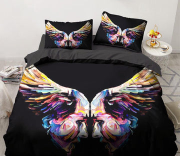 3D Wing 9089 Bed Pillowcases Quilt