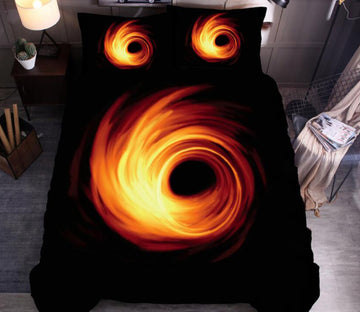 3D Flame Whirlpool 6637 Bed Pillowcases Quilt
