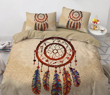 3D Circle Dream Catcher 88163 Bed Pillowcases Quilt