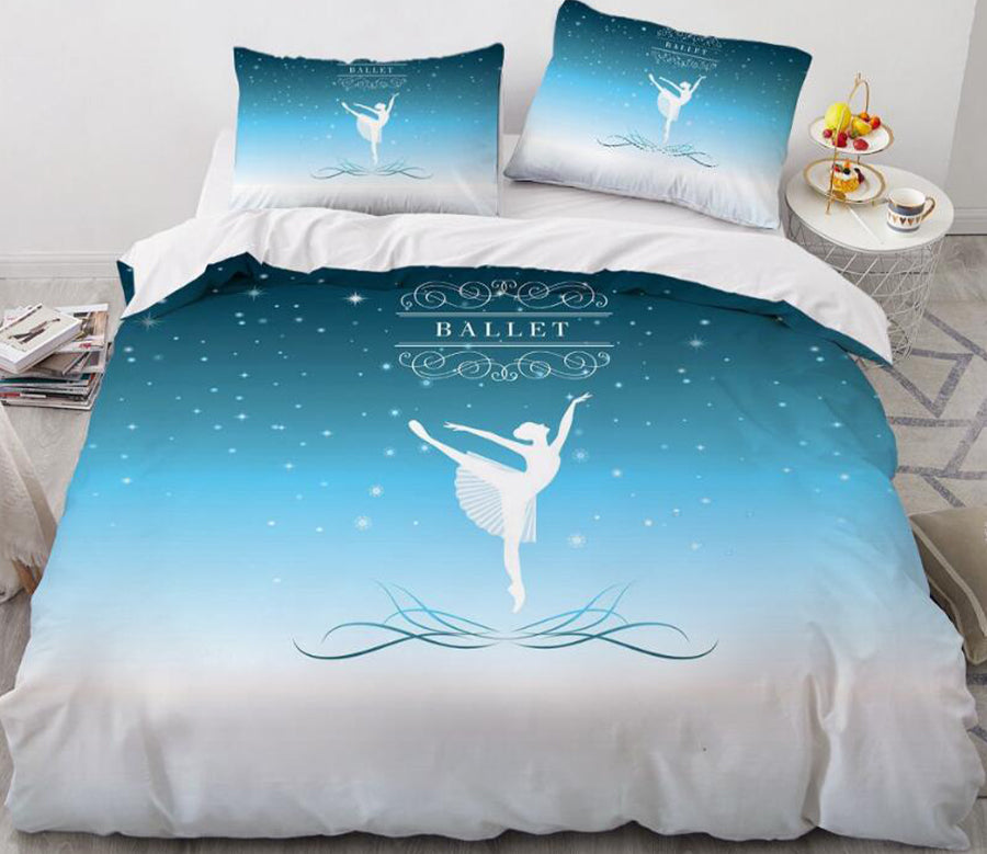 3D Dancing Girl 044 Bed Pillowcases Quilt