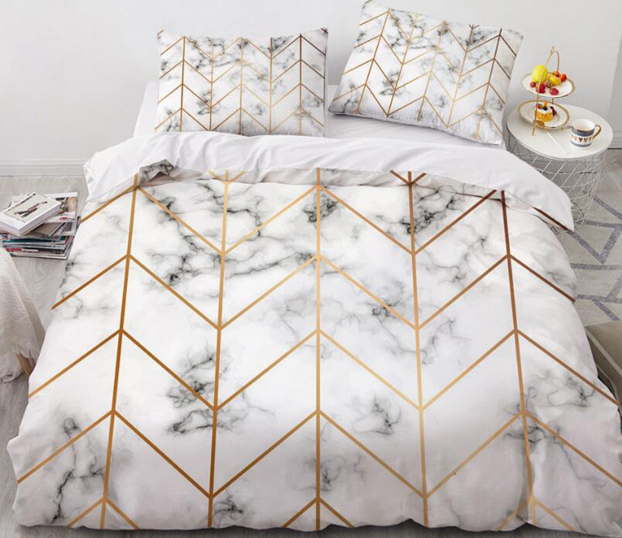 3D Line 9103 Bed Pillowcases Quilt