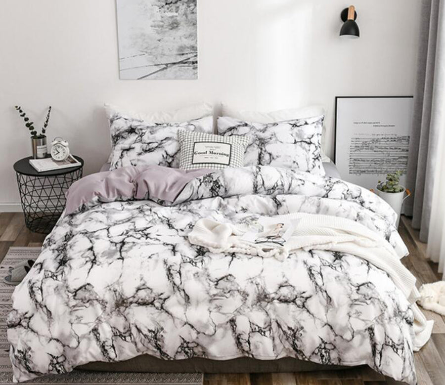 3D Marble-White 1167 Bed Pillowcases Quilt
