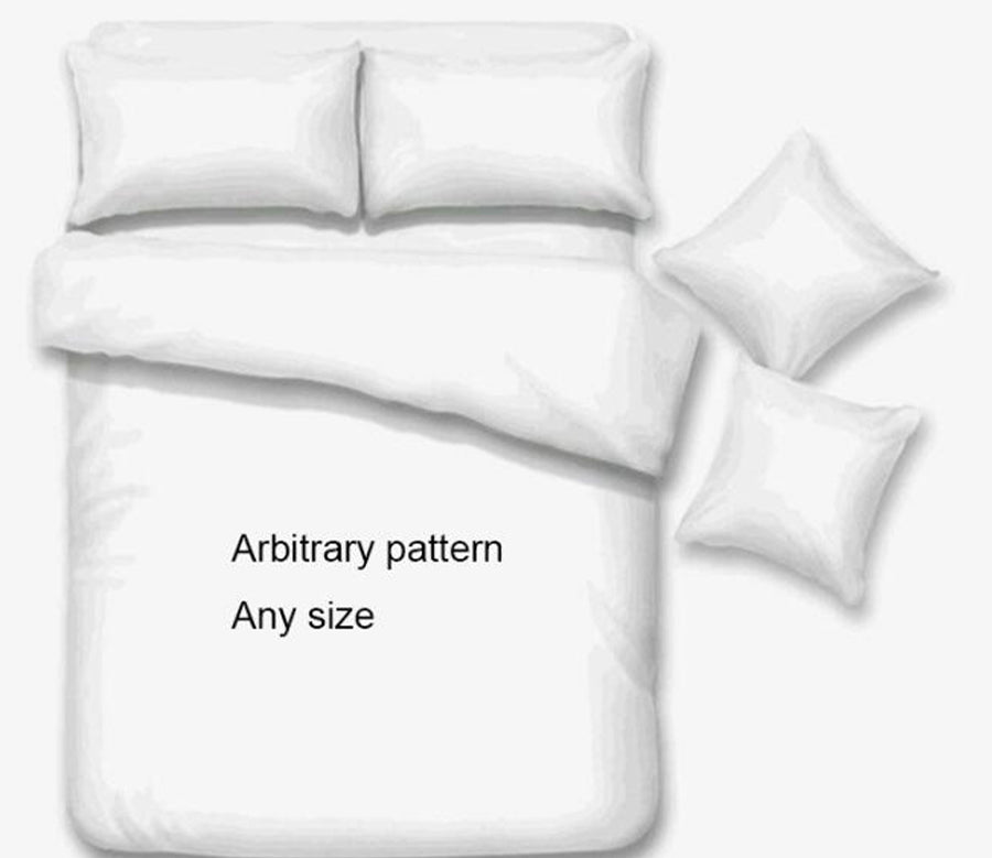 3D White 9097 Bed Pillowcases Quilt