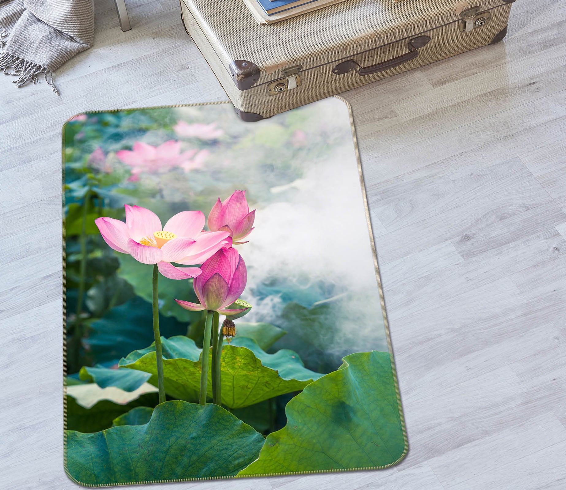 3D Lotus 26039 Non Slip Rug Mat