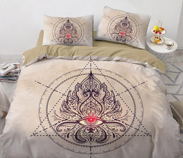 3D All Seeing Eye 88130 Bed Pillowcases Quilt