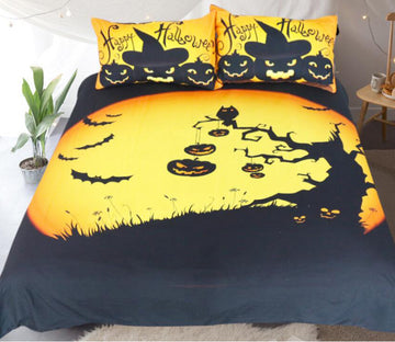 3D Halloween Party 1141 Bed Pillowcases Quilt