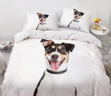 3D Puppy 7792 Bed Pillowcases Quilt
