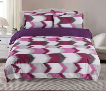 3D Fuchsia 6616 Bed Pillowcases Quilt