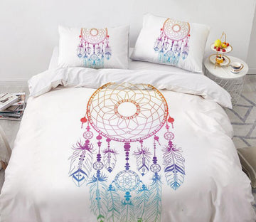 3D Gradient Dream Catcher 88168 Bed Pillowcases Quilt