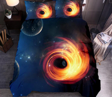 3D Planet Whirlpool 66106 Bed Pillowcases Quilt