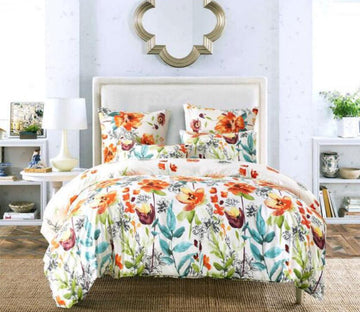3D Flower Bush 1177 Bed Pillowcases Quilt