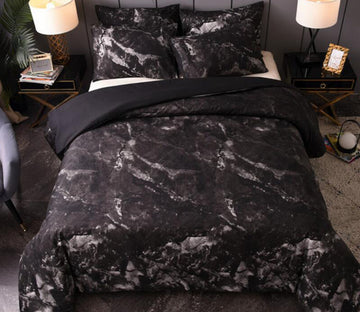 3D Marble 66128 Bed Pillowcases Quilt