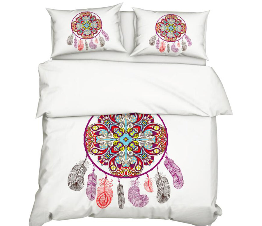 3D Color Dream Catcher 11164 Bed Pillowcases Quilt