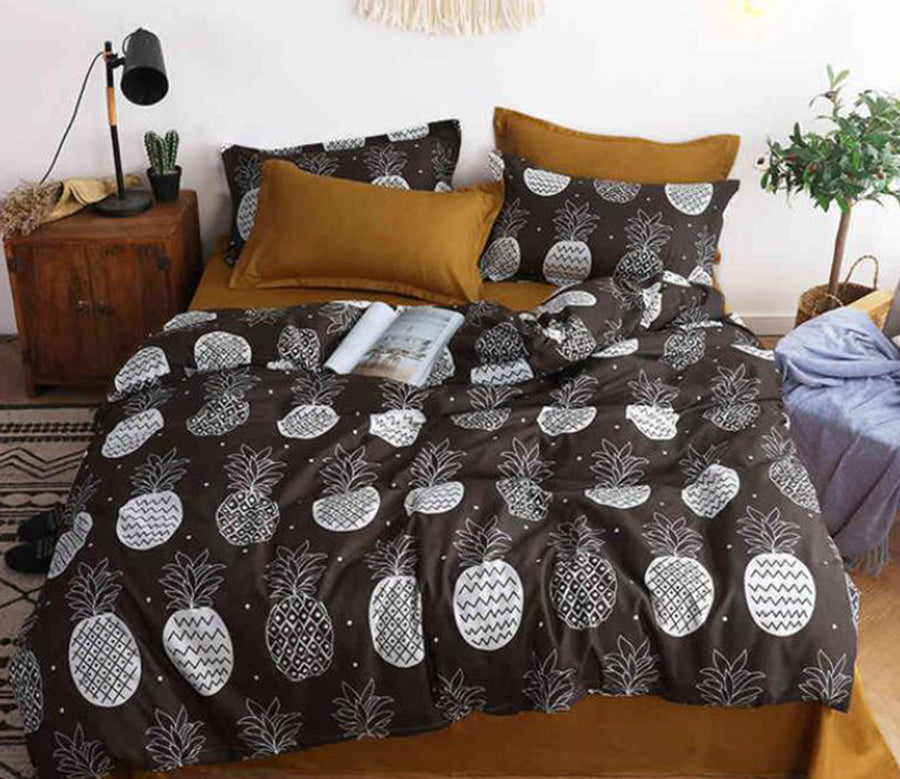 3D Pineapple 8105 Bed Pillowcases Quilt