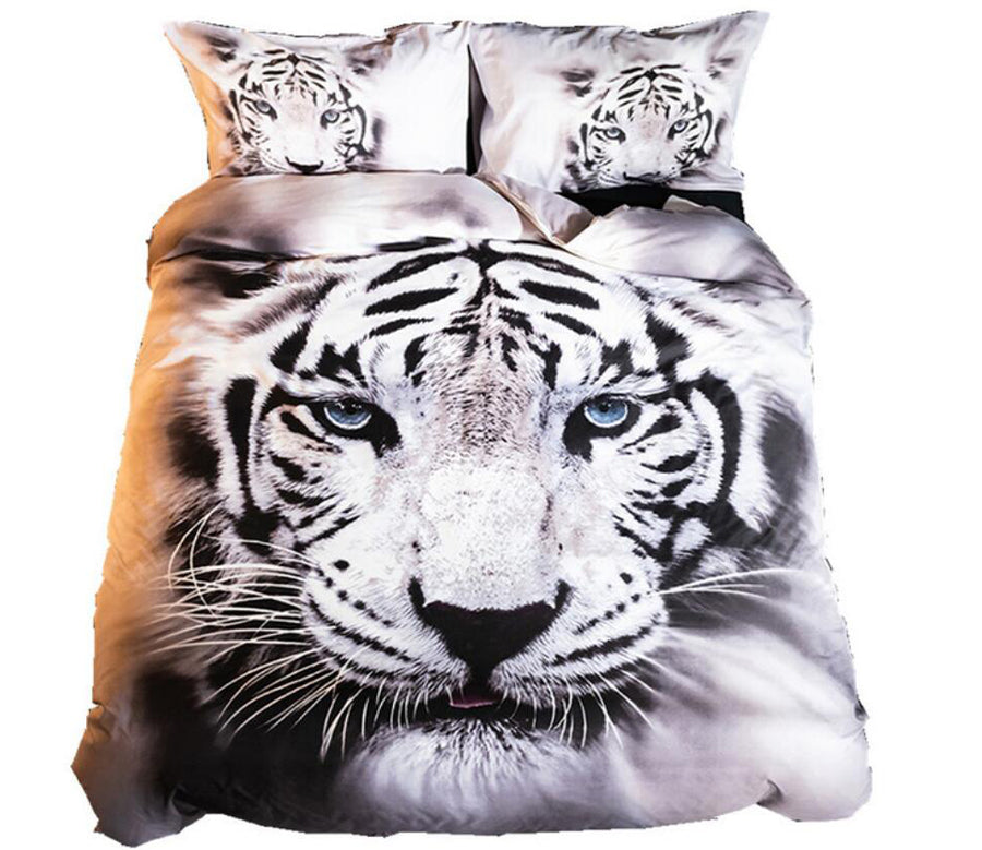 3D Tiger King Of The Forest 1150 Bed Pillowcases Quilt