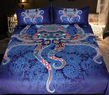 3D Totem Octopus 9041 Bed Pillowcases Quilt