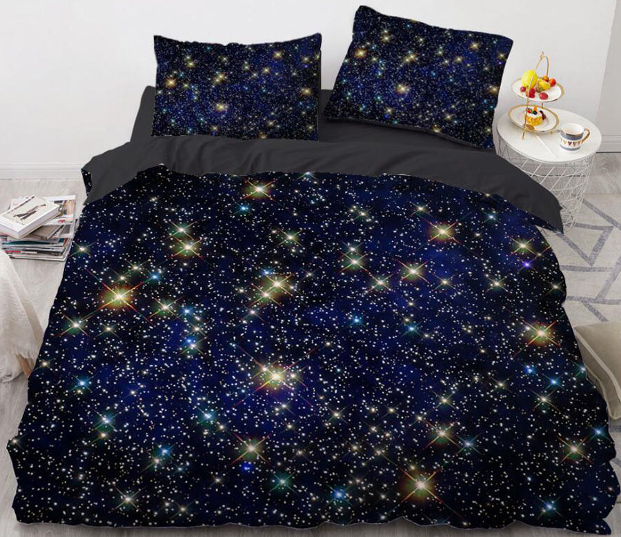 3D Starry Sky 8868 Bed Pillowcases Quilt