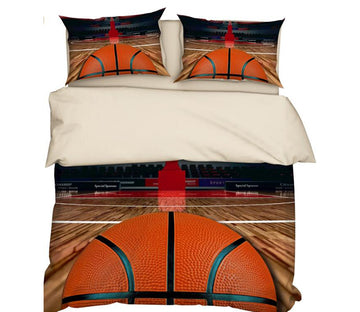 3D Basketball Court 9067 Bed Pillowcases Quilt