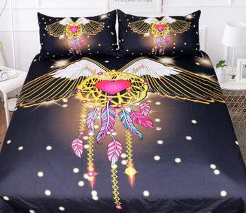 3D Dreamcatcher Wing 1130 Bed Pillowcases Quilt