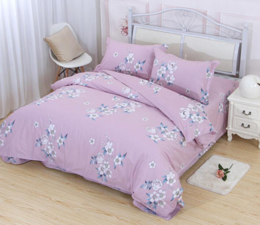 3D Pink 1176 Bed Pillowcases Quilt