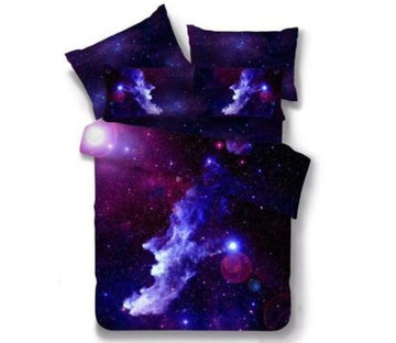 3D Starry Sky 66177 Bed Pillowcases Quilt