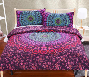3D Simia Quilt Cover 9015 Bed Pillowcases Quilt