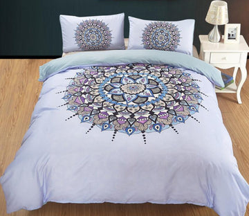 3D Flower Totem 1139 Bed Pillowcases Quilt