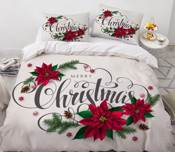 3D Letter Flower 9144 Bed Pillowcases Quilt