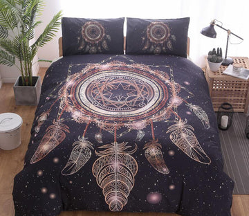 3D Star Dreamcatcher 9984 Bed Pillowcases Quilt