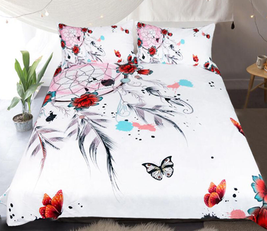 3D Flying Dream Catcher 1129 Bed Pillowcases Quilt