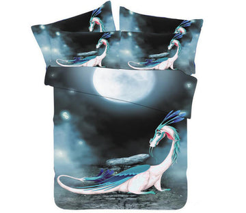 3D Little White Flying 1155 Bed Pillowcases Quilt