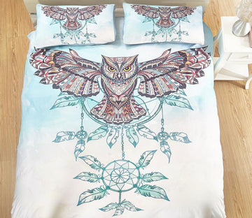 3D Fire Suzaku 1114 Bed Pillowcases Quilt