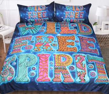 3D Letter 1029 Bed Pillowcases Quilt