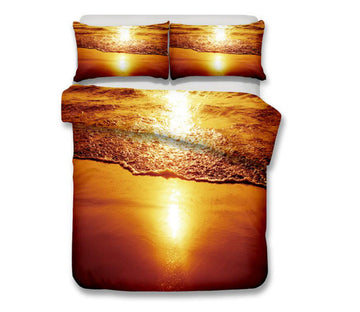 3D Beach Sunlight 1010 Bed Pillowcases Quilt
